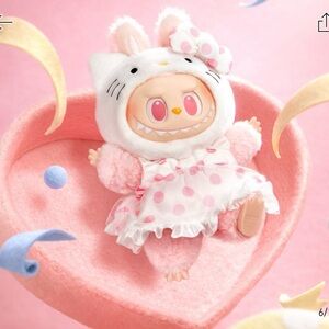 The Monsters x HK and friends plush pendants : HELLO KITTY